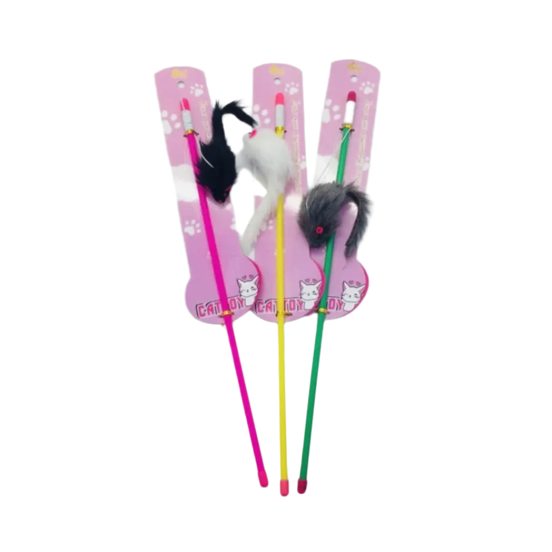 CAT TOY WITH MEDIUM MOUSE