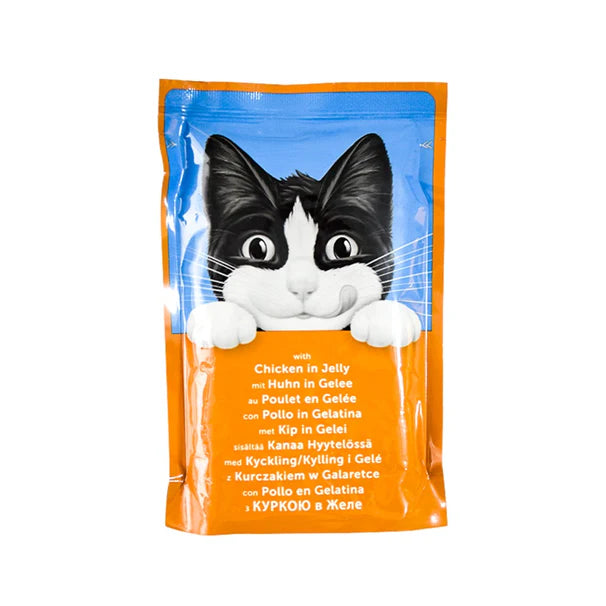 PURINA FELIX Wet Cat Food Pouch With Chicken In Jelly 100 g