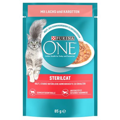 PURINA ONE Sterilised  with Salmon & Carrots ( 85g)