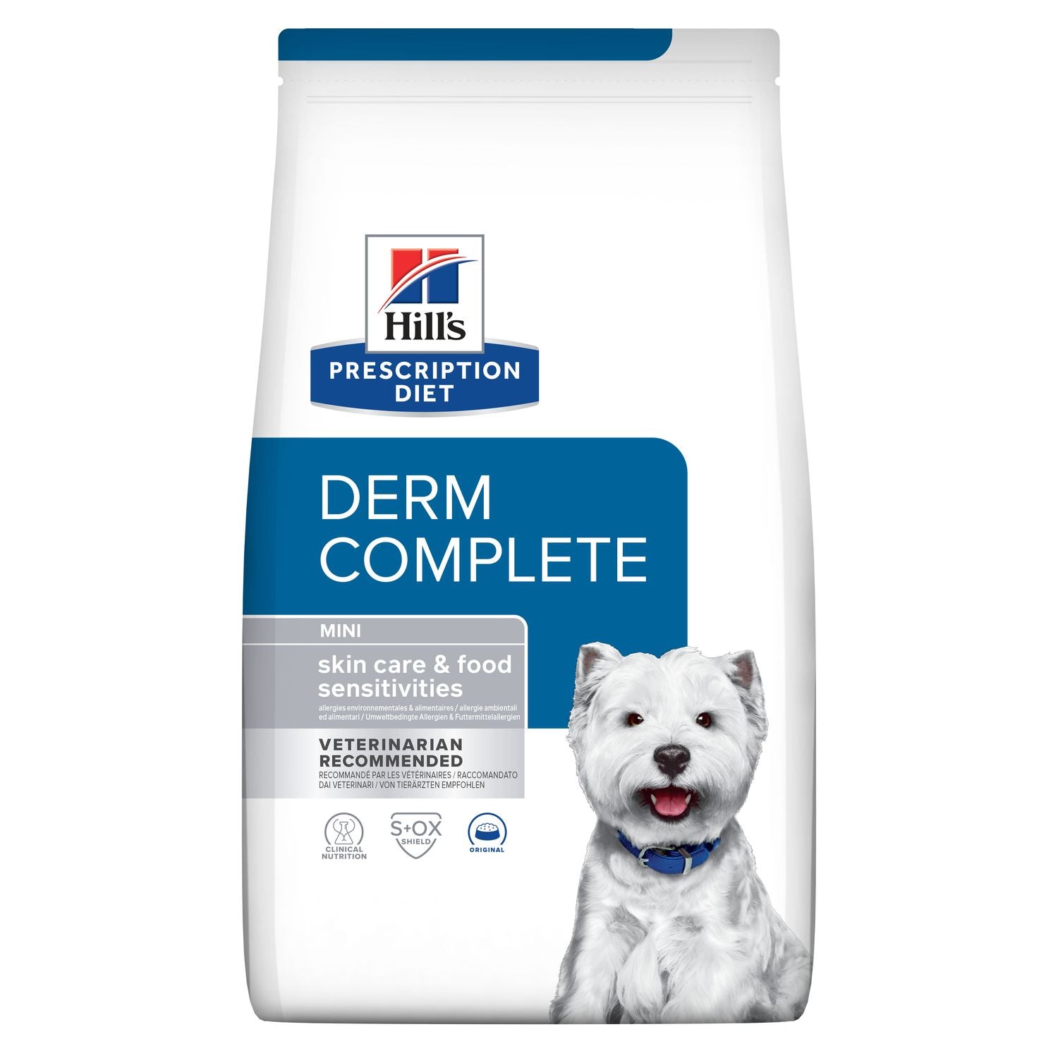 Hill's Derm Complete Mini Dog Food (1kg)