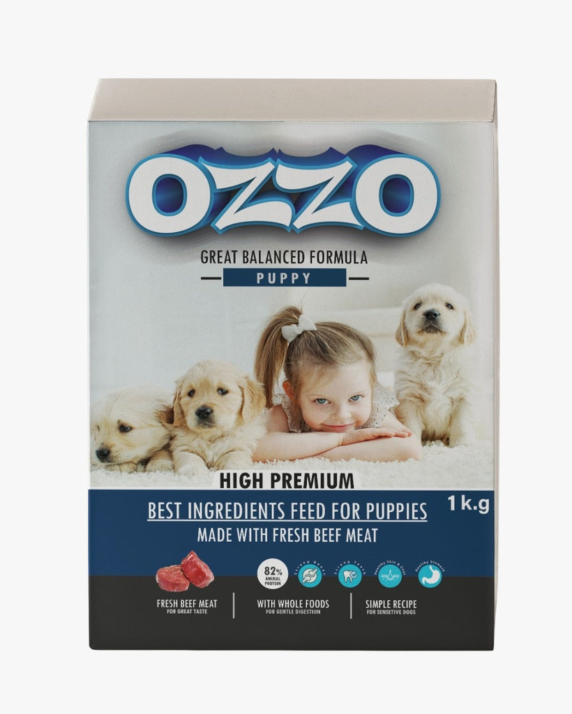 Ozzo Dry Food with Beef for Sensitive Puppies
