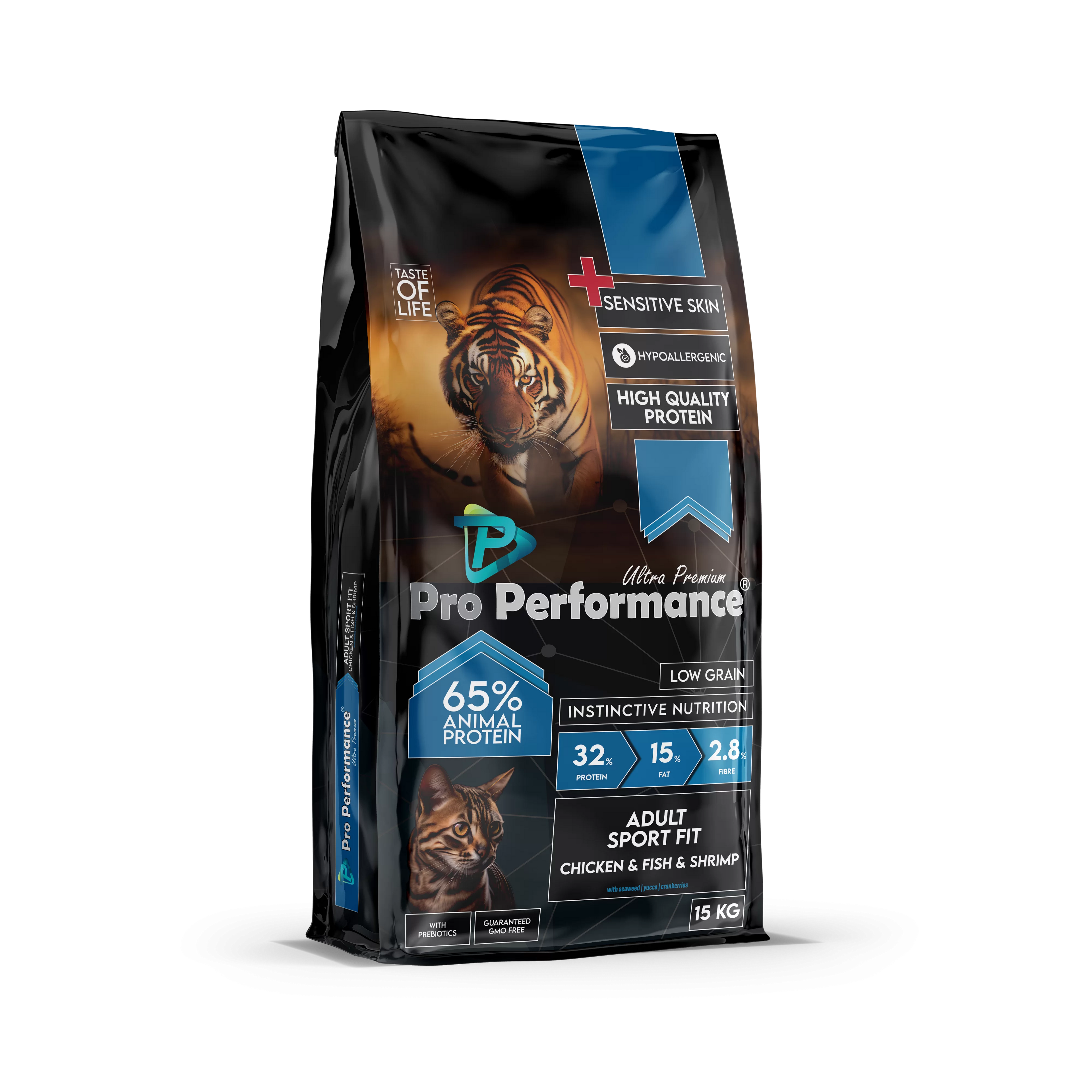 pro performance adult cat food sporfit cat chicken & fish (2kg-15kg)