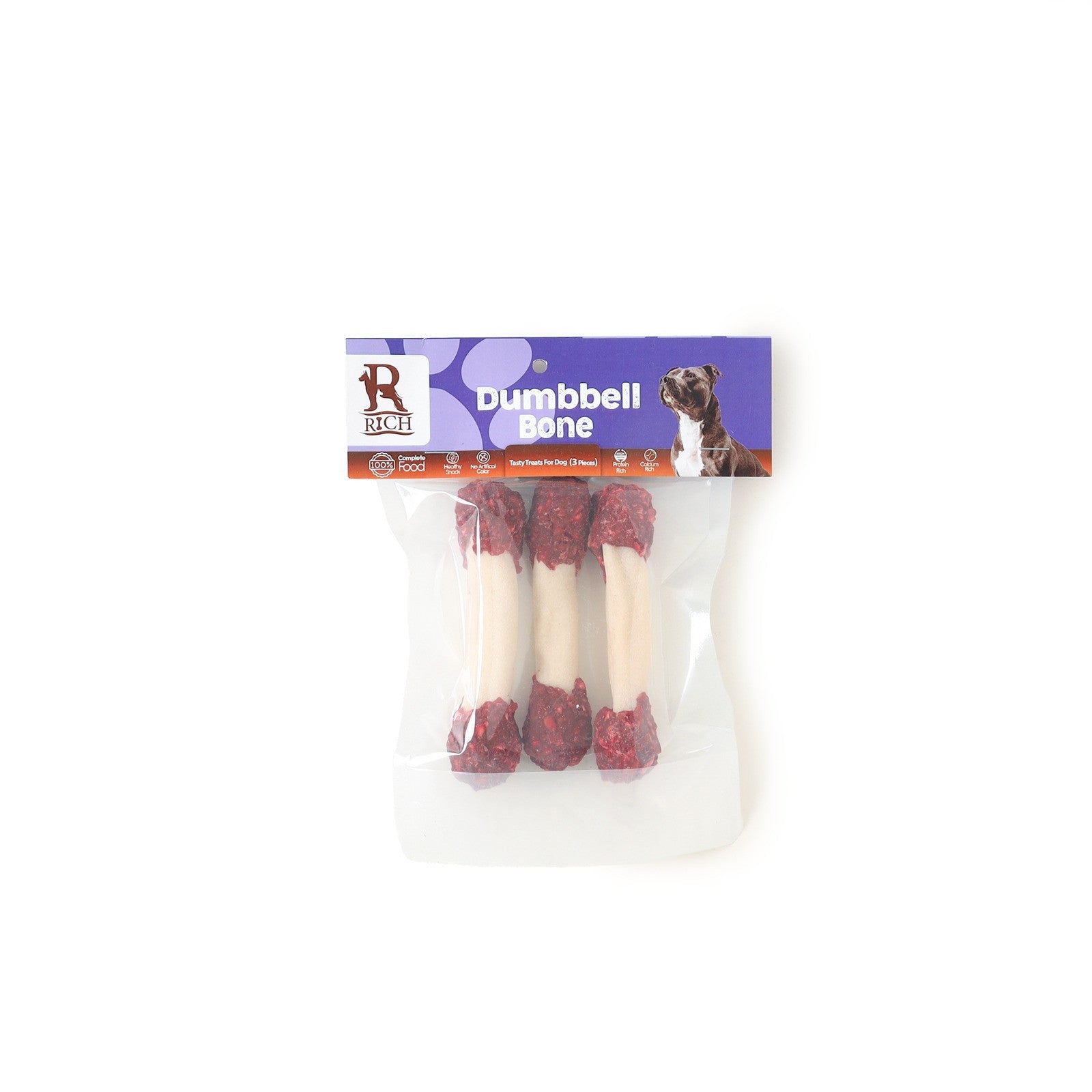 Rich Dumbell Bone Beef 3Pcs