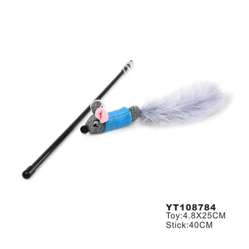 Naomi Cat Stick Toy
