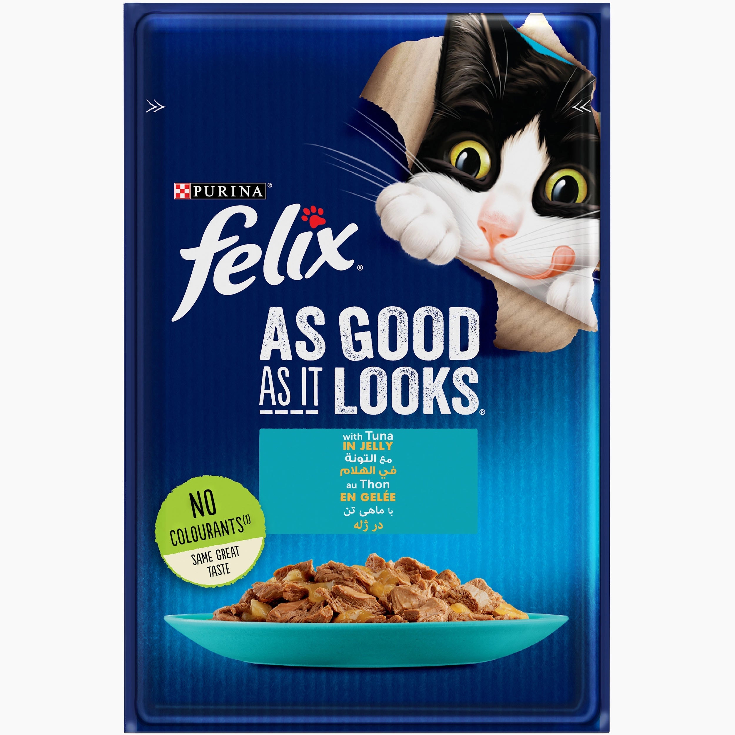 FELIX As Good As it Looks Tuna in Jelly Wet Cat Food 85g
