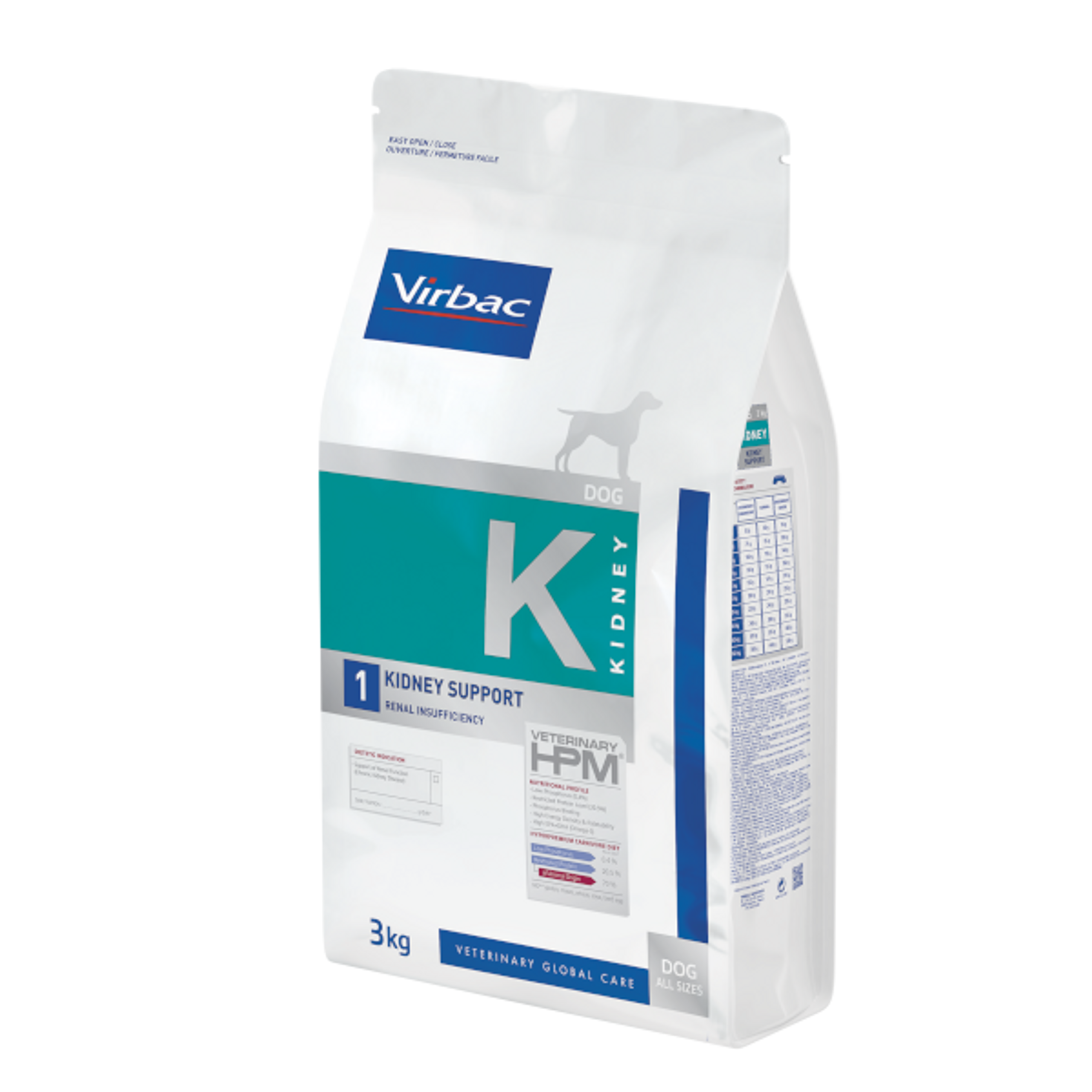 Virbac Dog Kidney Support K1 (3kg)