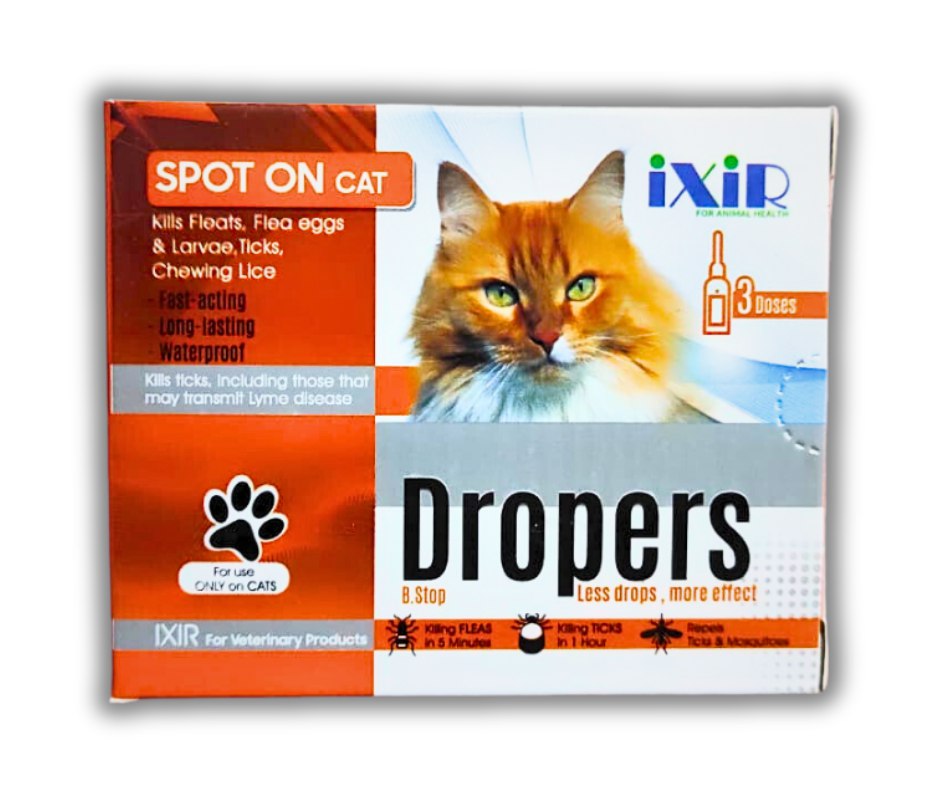 iXiR Dropers Spot On For Cats – One Dose
