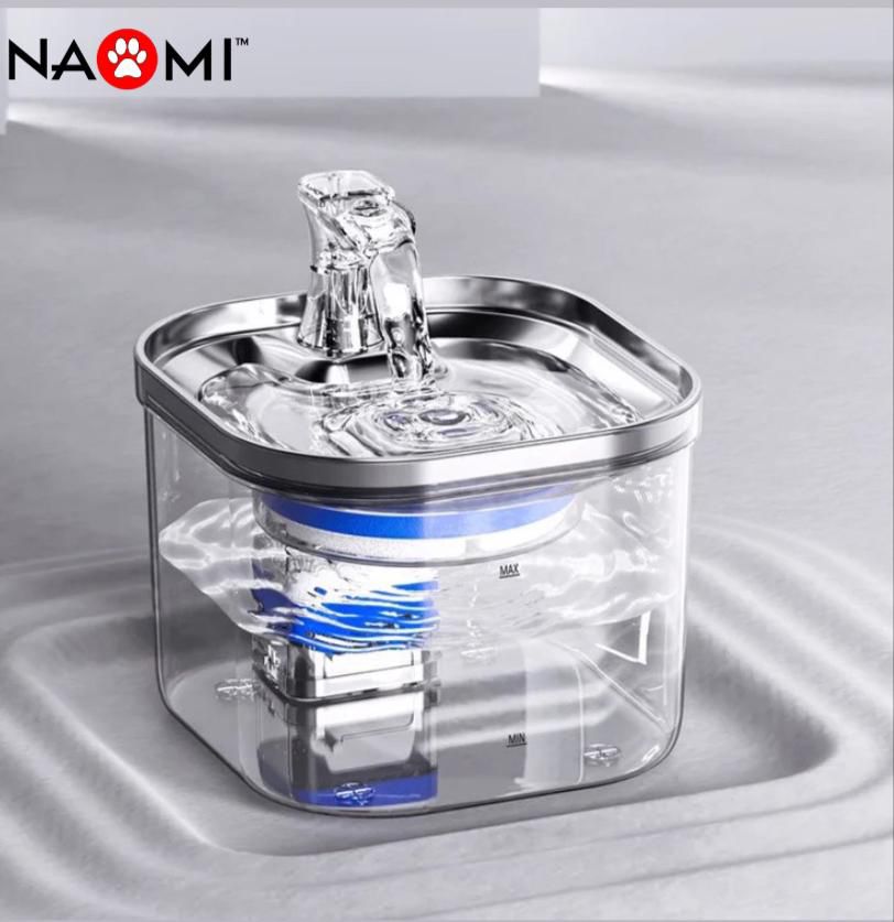 Naomi Smart Pet Water Feeder Stainless Steel Bowl