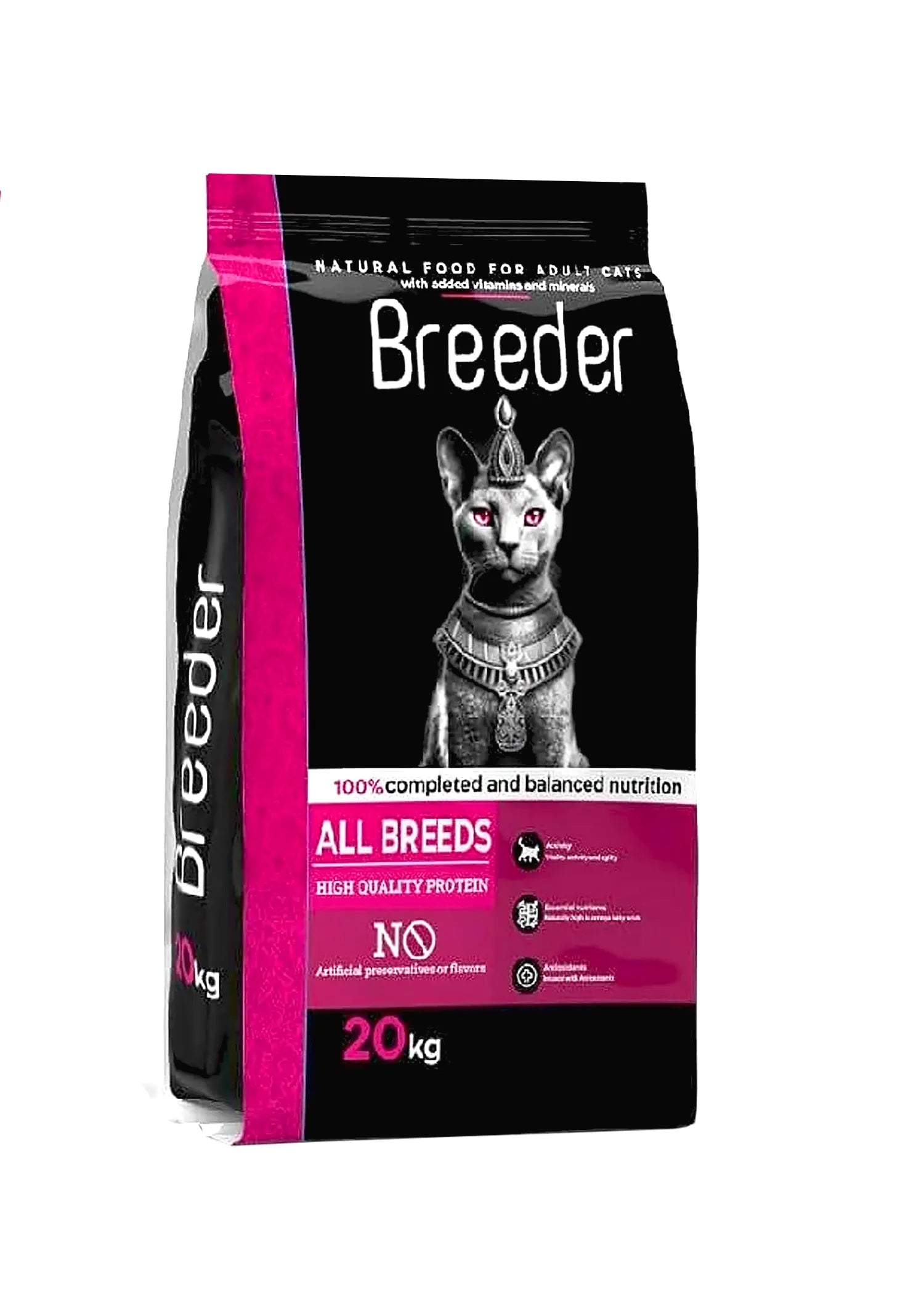 Breeder natural cat food (20kg)