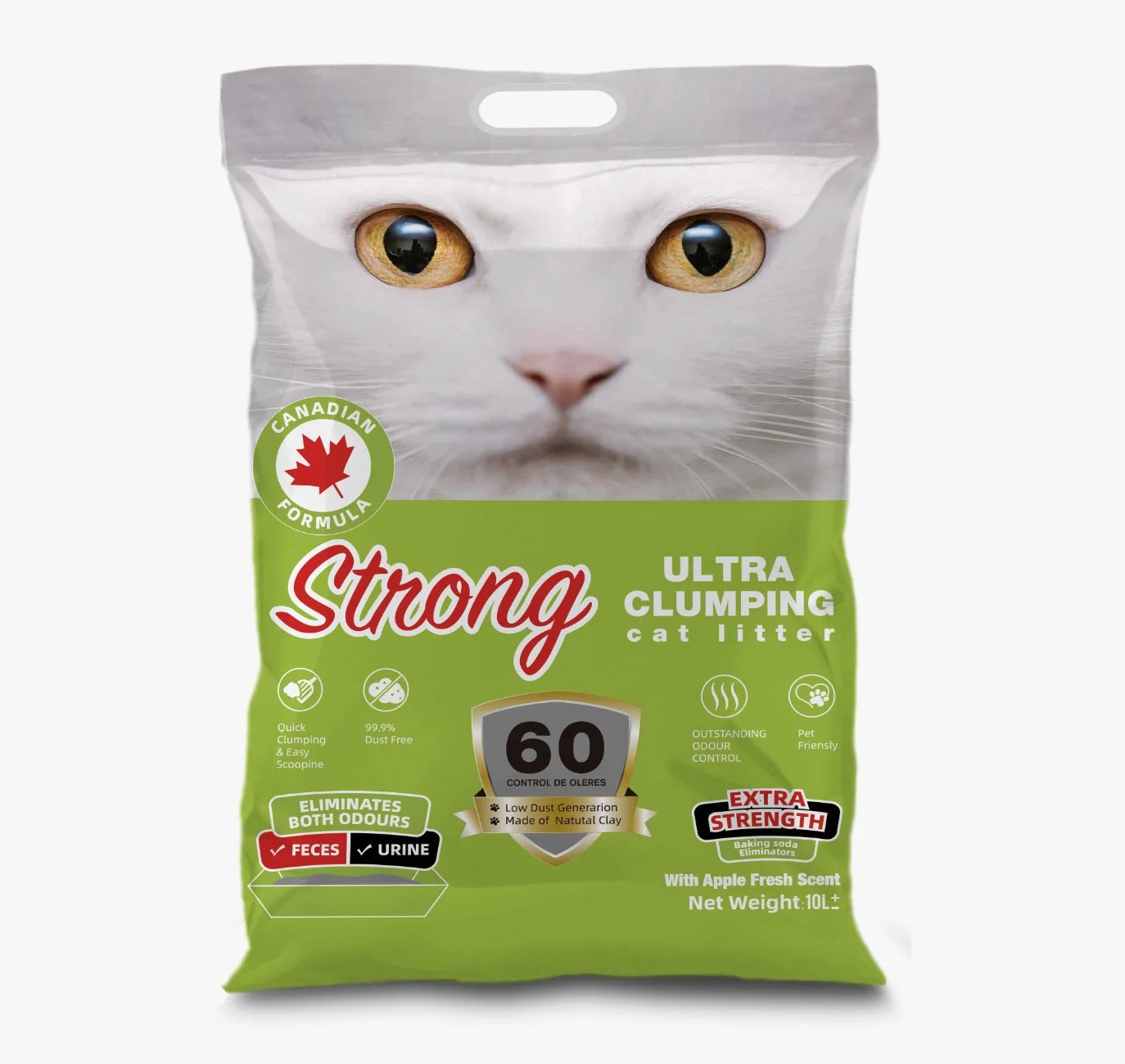 STRONG Ultra Clumping CAT LITTER 10L