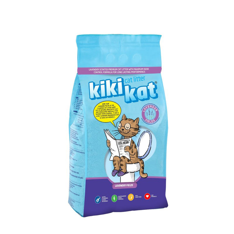 Kiki Kat White Bentonite Clumping Cat Litter Scented (20L)