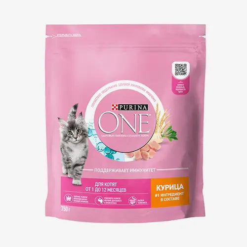 Purina One dry food for kittens from 1 to 12 months, with chicken 200GR