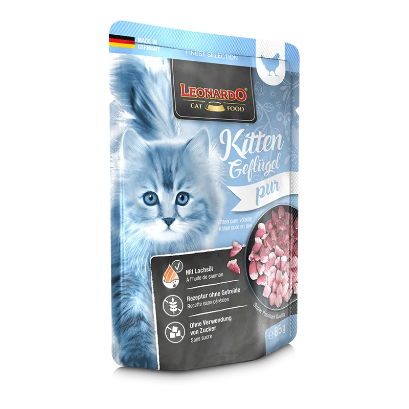 Leonardo Finest Selection Kitten poultry pure (85g)