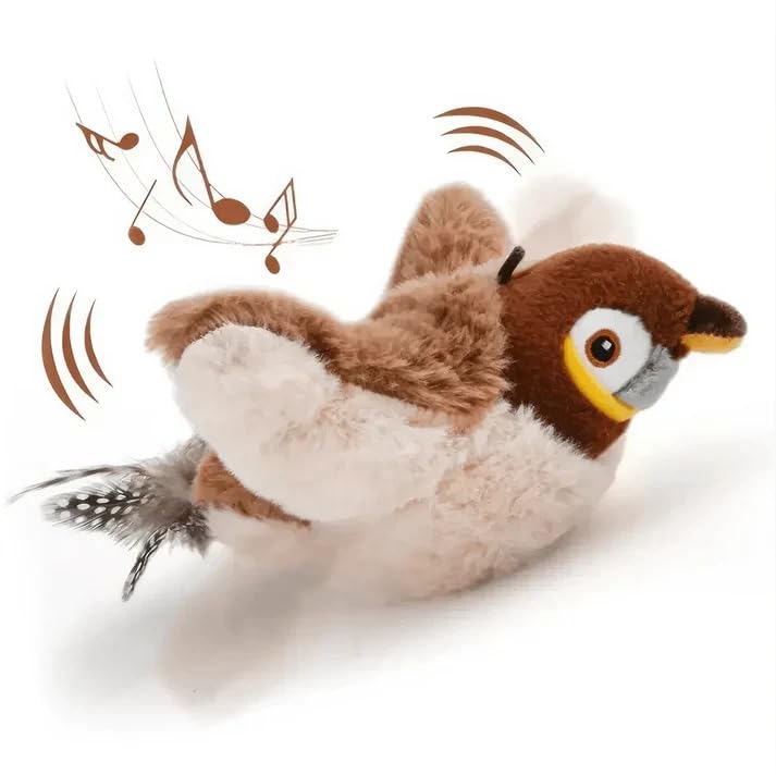 Flying Bird" Toy - For Pets Fun & Joy Experience! Discover Joy & Amusement With Flying Bird That Moves - Generic