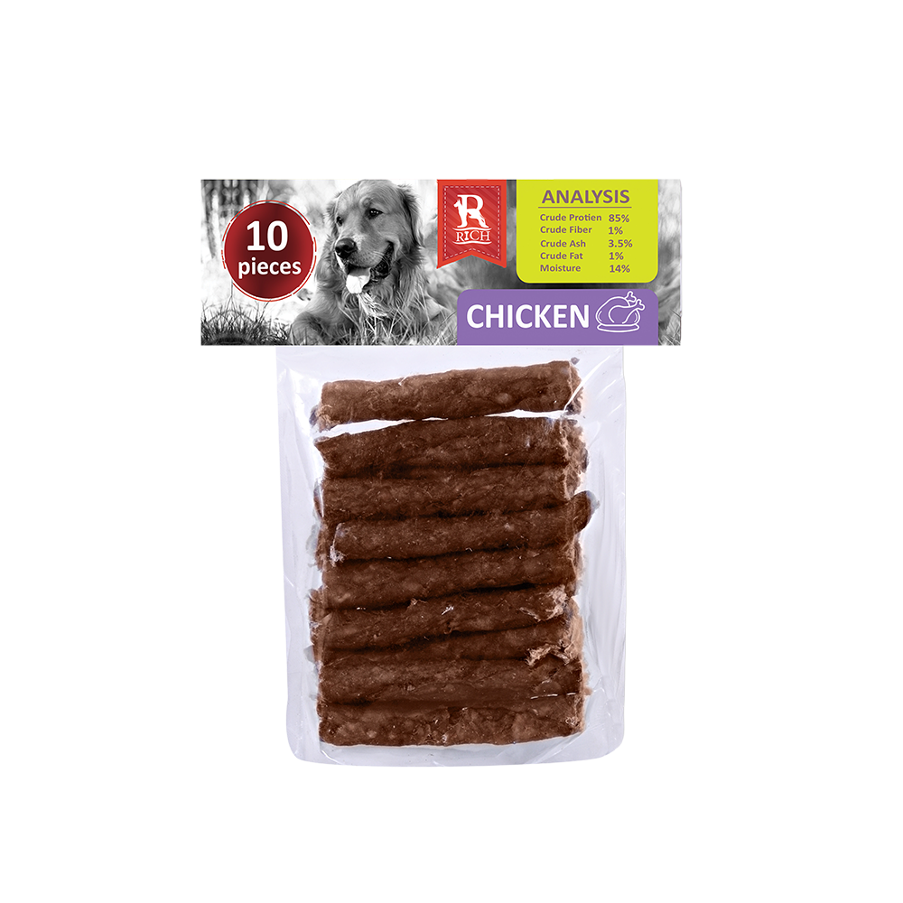 Rich Chicken Chew Bones for Dogs (10 pieces)