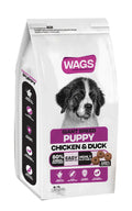 WAGS Dry food For Puppy Giant dog with chicken and duck 4kg