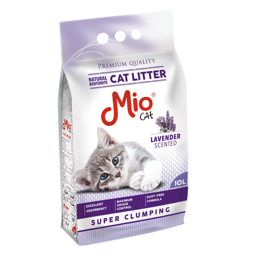 Mio bentonite Super Clumping Cat Litter (10 L)