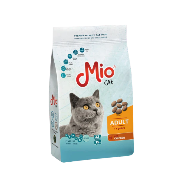 mio dry food for adult cat with chicken 1kg
