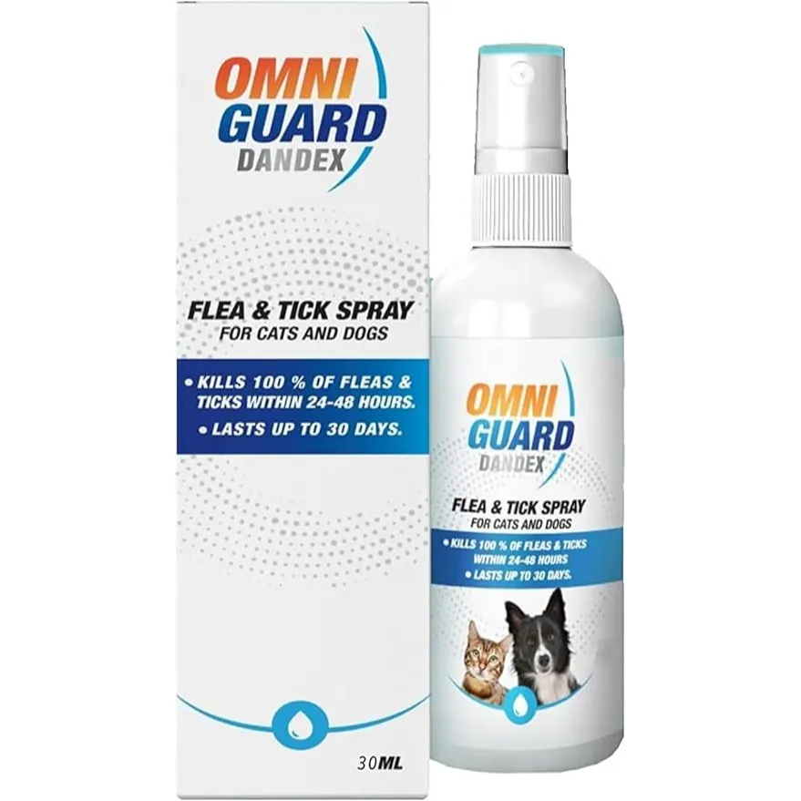 omni guard flea & tick spray 30ml